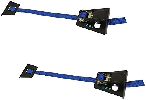 PACK of 2  1"X15' Wood Flooring installation tool and Clamping System Ratchet Panel Spanner Clamp Strap with Pull Bar Plate