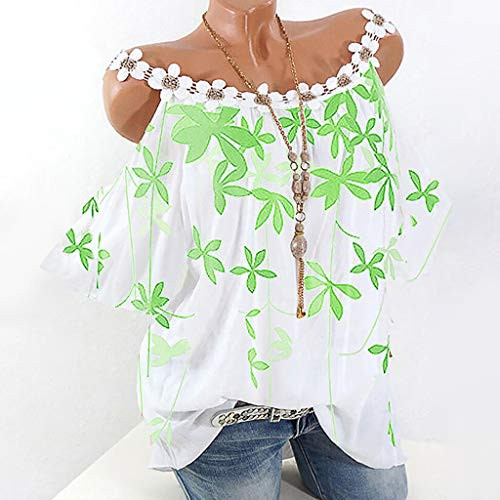 SSYongxia Cold Shoulder Tops for Women Plus Size Summer Casual Tunic Tops Loose Blouse Short Sleeve Shirts Purple