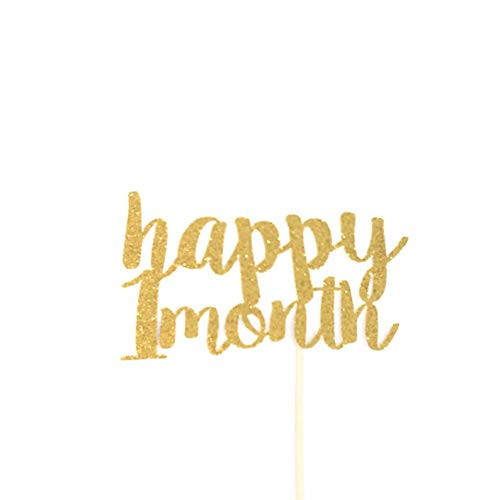 Atelier Elegance Happy 1 Month Cake Topper 1 Month Birthday Cake Topper One Month Cake Topper Atelier Elegance Happy 1 Month Cake Topper 1 Month Birthday Cake Topper One Month Cake Topper