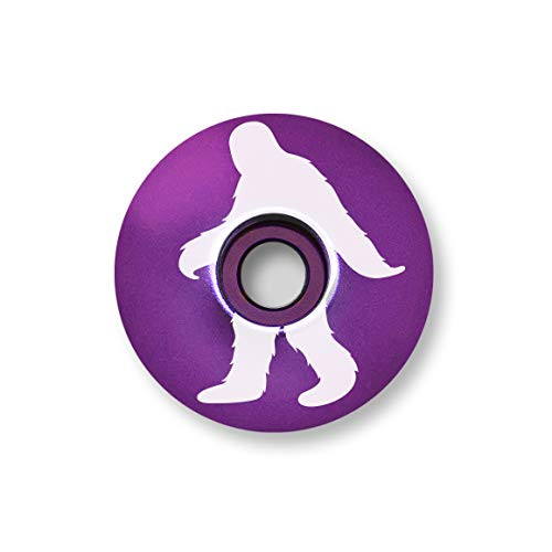 KustomCaps Yeti  Sasquatch  1 1 8" Bicycle Headset Cap  Purple