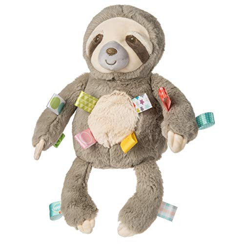 Taggies Sensory Stuffed Animal Soft Toy, Molasses Sloth, 12"
