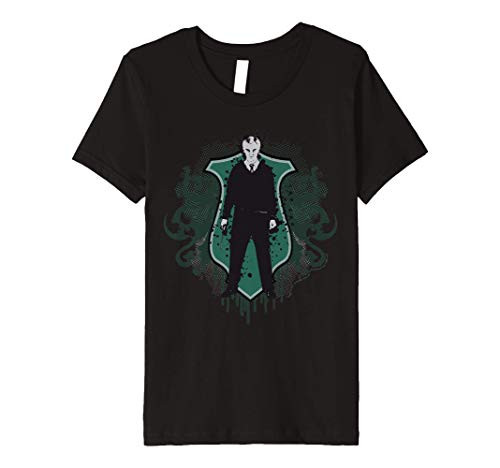 Kids Harry Potter Draco Malfoy Green Paint Drip Portrait Premium T-Shirt Kids Harry Potter Draco Malfoy Green Paint Drip Portrait Premium T-Shirt