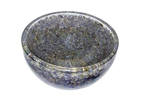 YATHABI Blue Aventurine Gemstone Carved Orgone Bowl for Chakra Balancing Reiki Healing Energy Generator EMF Protection Aura Cleansing Spiritual Crystal Healing Devotional Home Decor Size 3-3.5 Inch YATHABI Blue Aventurine Gemstone Carved Orgone Bowl for Chakra Balancing Reiki Healing Energy Generator EMF Protection Aura Cleansing Spiritual Crystal Healing Devotional Home Decor Size 3-3.5 Inch