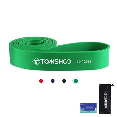 TOMSHOO Pull up Assist Bands Set Strength Heavy Duty Pull Up Assist and Powerlifting Stretch Bands and Resistance Bands for Resistance Training Fitness Exercise Green TOMSHOO Pull up Assist Bands Set Strength Heavy Duty Pull Up Assist and Powerlifting Stretch Bands and Resistance Bands for Resistance Training Fitness Exercise Green