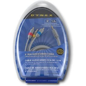 Dynex 6' RCA Audio/Video Cable DX-DA100271