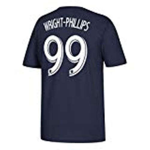 adidas Bradley Wright-Phillips New York Red Bulls 99 MLS Men's Player T-Shirt Navy  XXL