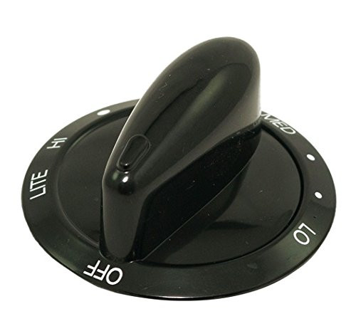 Whirlpool Part Number 74009773  Knob. Control  Black