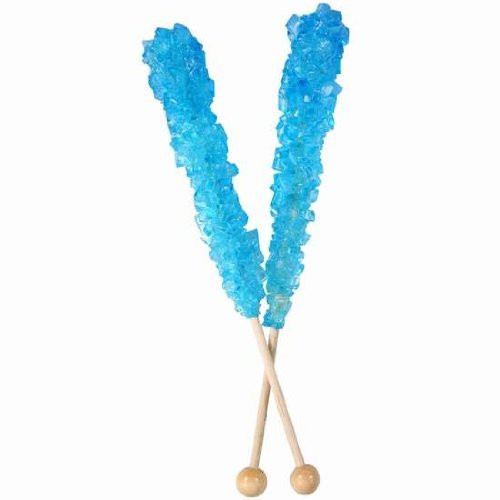 Rock Candy Sticks Blue Raspberry-10ct