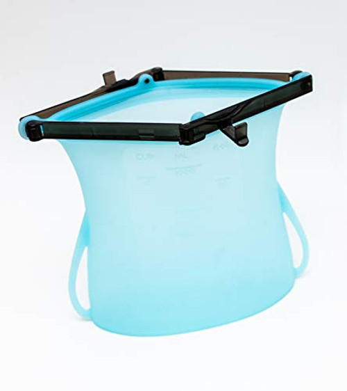 Divine Domicile - Reusable Sandwich Bags | silicone food storage bag | silicone reusable food bag | silicone food bag | reusable bags | silicone sandwich bags (Blue) Divine Domicile - Reusable Sandwich Bags | silicone food storage bag | silicone reusable food bag | silicone food bag | reusable bags | silicone sandwich bags (Blue)