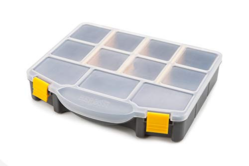 BEROSSI Altera Small Organizer, Grey (8.7'' x 7.5'' x 1.6'')