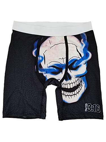 Mens Black WWE Stone Cold Steve Austin FocusFit Boxer Briefs Underwear