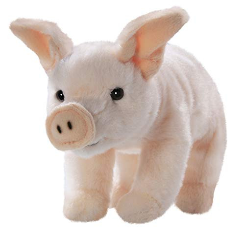 Carl Dick Pig Standing 8.5 inches Long, 5.5 inches high, 21cm/14cm, Plush Toy, Soft Toy, Stuffed Animal 3156