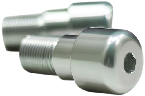 Yana Shiki BEY5S Silver OEM Replacement Bar End Set for Yamaha YZF-R6 R6S