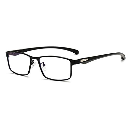 STAMEN Blue Light Blocking Glasses for Men  Anti Eye Strain Glare Better Sleep  Computer Gaming Blue Blocker Glasses  Matte Black