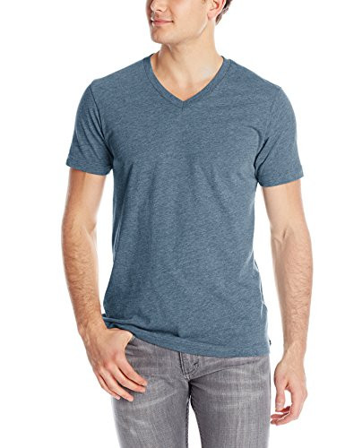 Volcom Men's Heather Short Sleeve V-Neck Tee  Airforce Blue  XX-Large