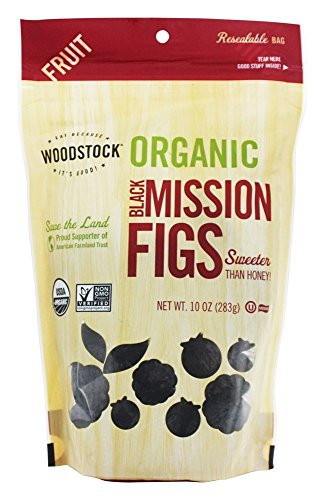 Woodstock Farms - Organic Black Mission Figs - 10 oz  pack of 2