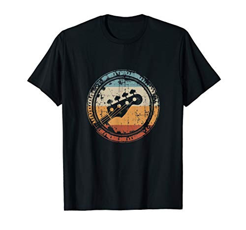 Vintage Bass Guitar Headstock for Bassist and Bass Player T-Shirt Vintage Bass Guitar Headstock for Bassist and Bass Player T-Shirt