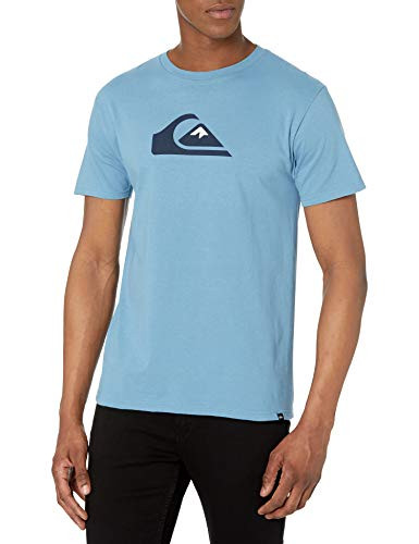 Quiksilver Men's Tee Shirt  Blue Heaven Comp Logo  L