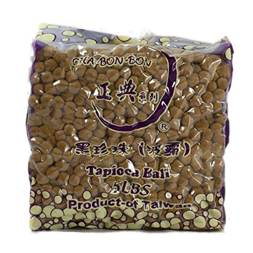 ChaBonBon Black Tapioca Boba Bubble Tea Pearls 5lb 2.2 Kilo ChaBonBon Black Tapioca Boba Bubble Tea Pearls 5lb 2.2 Kilo