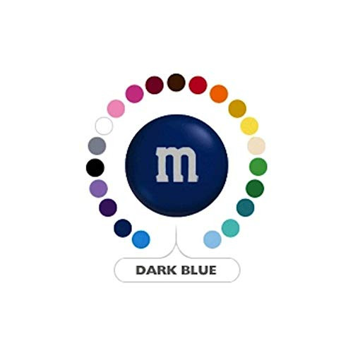 M and M's Dark Blue Milk Chocolate Candy 1LB Bag