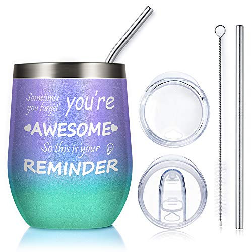 Thank You Gifts Sometimes You Forget That You are Awesome Wine Tumbler Employee Appreciation Gifts for Women Funny Birthday Gifts for Her Best Friend Mom Wife Daughter Nurse Coworker Thank You Gifts Sometimes You Forget That You are Awesome Wine Tumbler Employee Appreciation Gifts for Women Funny Birthday Gifts for Her Best Friend Mom Wife Daughter Nurse Coworker