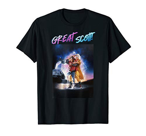 Back To The Future Great Scott Poster T-Shirt
