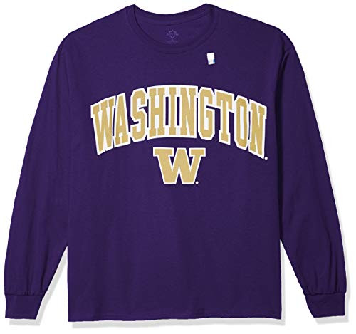 NCAA Washington Huskies Mens Team Color Long Sleeve Shirt Washington Huskies Purple Large NCAA Washington Huskies Mens Team Color Long Sleeve Shirt Washington Huskies Purple Large