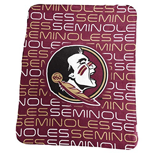 Logo Brands NCAA Florida State Seminoles Classic Fleece  One Size