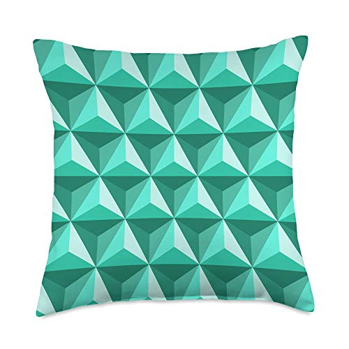 Gifts For Art Lovers Green Geometric Triangles Shadow Throw Pillow 18x18 Multicolor Gifts For Art Lovers Green Geometric Triangles Shadow Throw Pillow 18x18 Multicolor