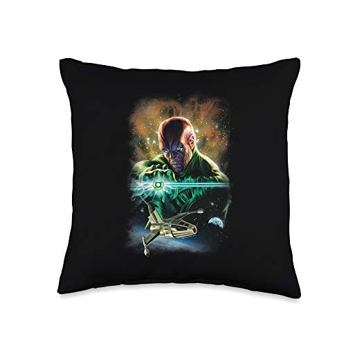 Green Lantern Abin Sur Throw Pillow  16x16  Multicolor