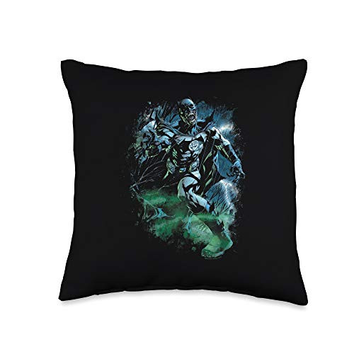 Green Lantern Black Lantern Batman Throw Pillow  16x16  Multicolor