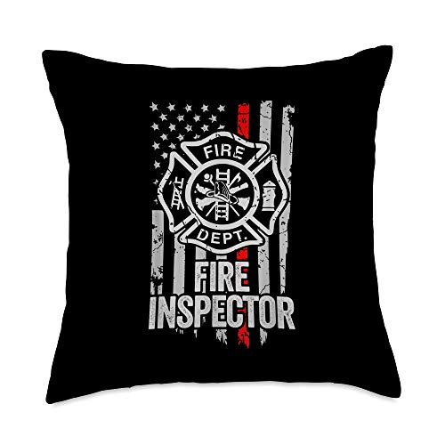 USA Flag Firefighter Red Thin Line Fire Inspector American Flag Firefighter Red Thin Line Fire Inspector Throw Pillow 18x18 Multicolor USA Flag Firefighter Red Thin Line Fire Inspector American Flag Firefighter Red Thin Line Fire Inspector Throw Pillow 18x18 Multicolor