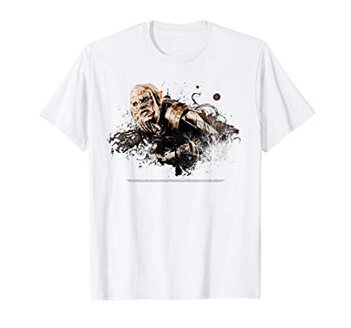 The Lord Of The Rings Orc Paint Splatter Portrait T-Shirt