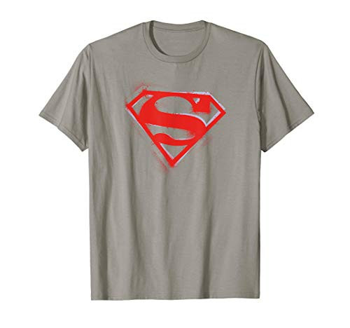 Superman Spray Paint Shield T-Shirt