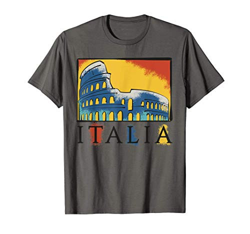 Italia Paint Splatter - Rome Colosseum Italy Souvenir T-Shirt Italia Paint Splatter - Rome Colosseum Italy Souvenir T-Shirt