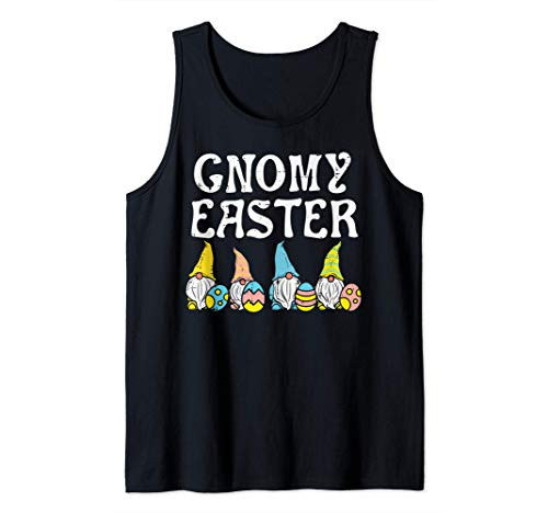 Gnomy Easter Nordic Garden Gnomes Egg Hunting Tomte Nisse Tank Top