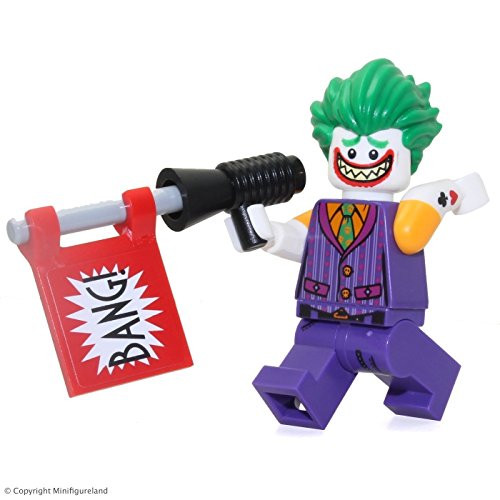 LEGO Batman Movie: Joker MInifigure with Trick Gun 2016 LEGO Batman Movie: Joker MInifigure with Trick Gun 2016