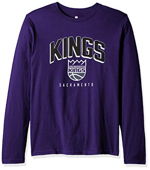 Outerstuff NBA NBA Youth Boys Sacramento Kings Dunked Long Sleeve Tee Purple Youth Large 14-16 Outerstuff NBA NBA Youth Boys Sacramento Kings Dunked Long Sleeve Tee Purple Youth Large 14-16