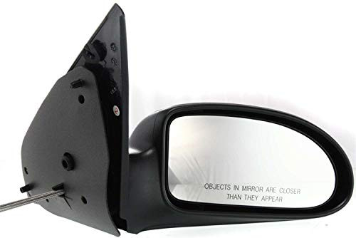 Mirror Compatible with 2000-2002 Ford Focus Manual Remote To 11-28-01 Textured Black Passenger Side