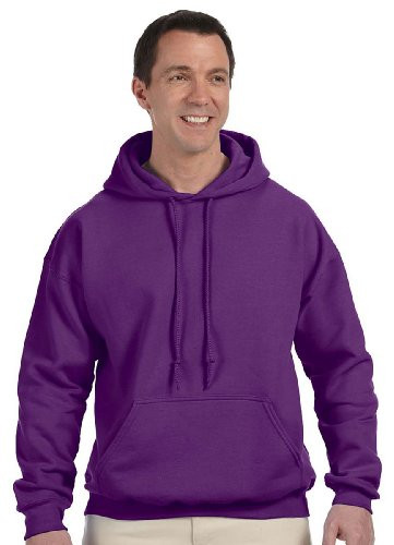 Gildan G125 DryBlend Adult Hooded Sweatshirt  Purple  XX-Large