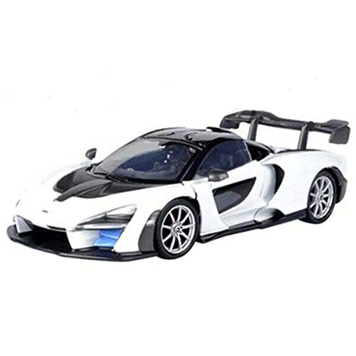 McLaren Senna White and Black 1 24 Diecast Model Car by Motormax 79355