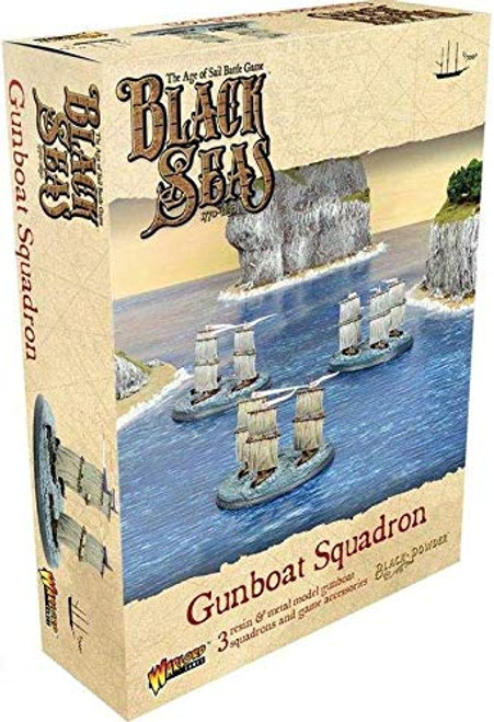 Warlord Black Seas The Age of Sail Gunboat Squadron for Black Seas Table Top Ship Combat Battle War Game 792410011