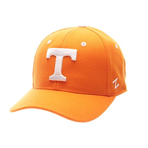 NCAA Zephyr Tennessee Volunteers Mens Dh Fitted Hat  Size 7 1 2  Light Orange