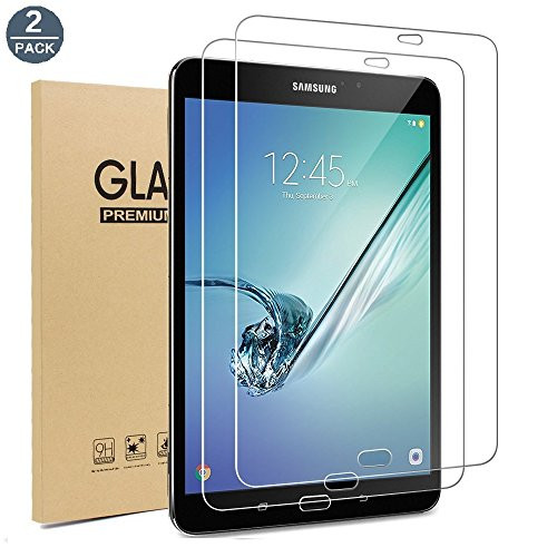[2-Pack] Galaxy Tab 9.7" S3 / Tab S2 Glass Screen Protector, BESTeck Tempered Glass Screen Protector for Samsung Galaxy Tab S3 / Tab S2 9.7 Tablet, Bubble-Free/Anti-Fingerprint [Clear]