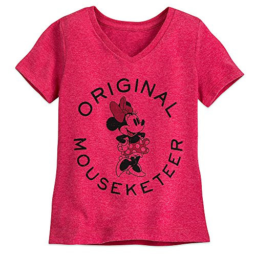 Disney Minnie Mouse Mouseketeer T-Shirt For Girls Size XS  4  Red