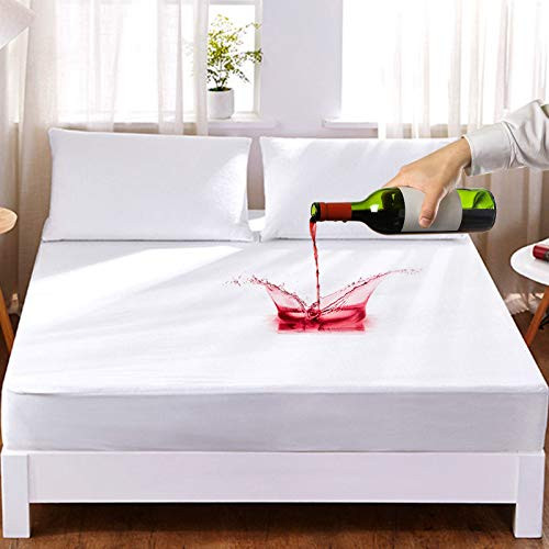 Queen Waterproof Mattress Protector Mattress Protector Queen Size Fitted Waterproof Mattress Cover Washable Matressprotector Terry Cotton Soft 18 Inch Deep for Adult Pets 60x80 Queen Waterproof Mattress Protector Mattress Protector Queen Size Fitted Waterproof Mattress Cover Washable Matressprotector Terry Cotton Soft 18 Inch Deep for Adult Pets 60x80