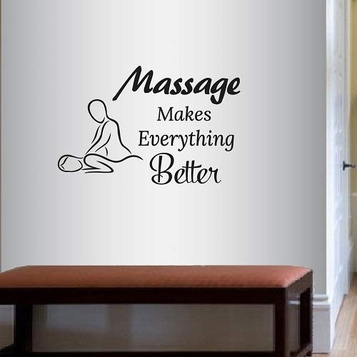 In-Style Decals Wall Vinyl Decal Home Decor Art Sticker Massage Makes Everything Better Quote Phrase Massage Spa Salon Therapy Relax Room Removable Stylish Mural Unique Design 2555 In-Style Decals Wall Vinyl Decal Home Decor Art Sticker Massage Makes Everything Better Quote Phrase Massage Spa Salon Therapy Relax Room Removable Stylish Mural Unique Design 2555