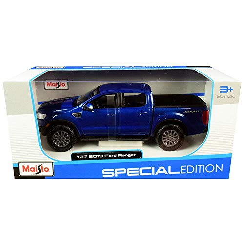 2019 Ford Ranger  Blue - Maisto 31521BL - 1 27 Scale Diecast Model Toy Car