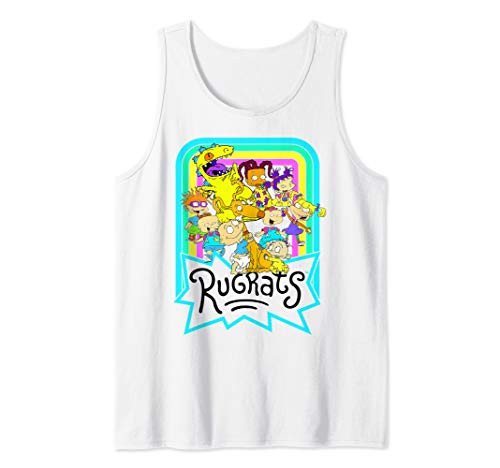 Nickelodeon Rugrats Neon Rainbow Reptar And Friends Tank Top Nickelodeon Rugrats Neon Rainbow Reptar And Friends Tank Top