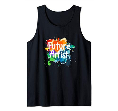 Future Artist Watercolor Paint Art Lover Funny Gift Tank Top